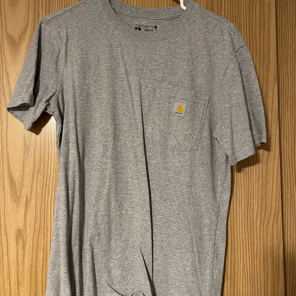 Carhartt Women’s Heather Gray Pocket T-Shirt